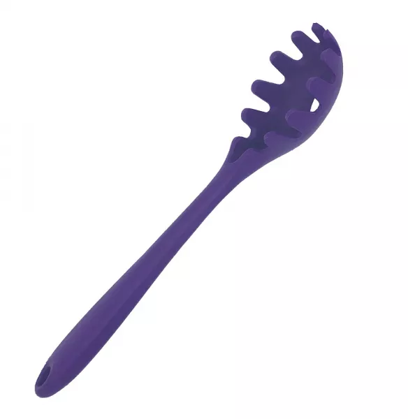 Küchenhelfer Silikon Spaghetti Kralle 28 cm lila