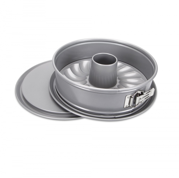 Springform mit Flach- und Rohrboden 26 bis 28 cm