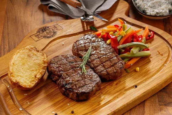 Guss-Grillpfanne 28 x 28 cm Steak Guss-Grillpfanne 28 x 28 cm Steak