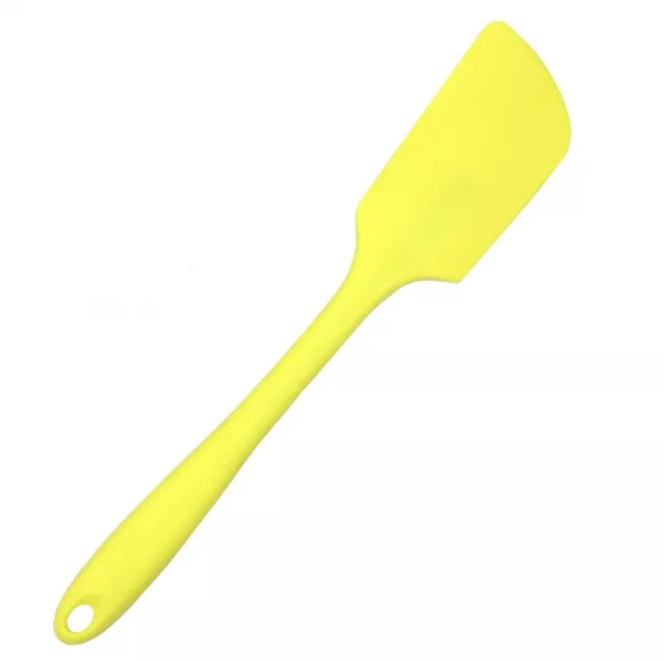 Silikon Teigschaber groß 28 cm gelb