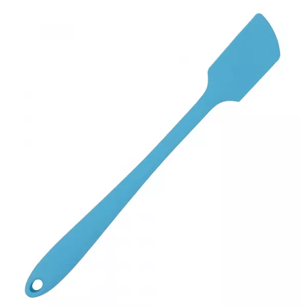 Silikon Teigschaber klein 27 cm blau