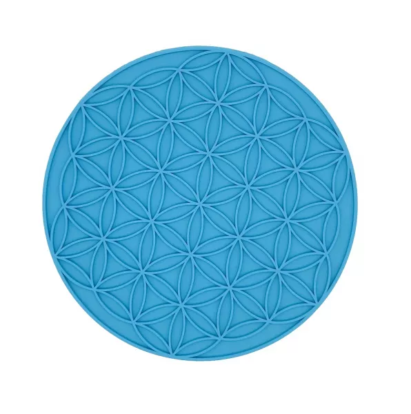 Silikon Untersetzer 2-er blau