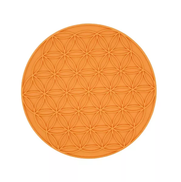 Silikon Untersetzer 2-er orange