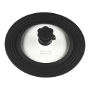 Bratdeckel rund 22 - 30 cm schwarz