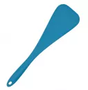 Küchenhelfer Silikon Dreieckwender 31cm blau