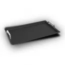 Gussplatte Grillplatte glatt 53 x 33 cm Griffe (GN 1/1)