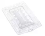 Silikondeckel universal eckig weiß